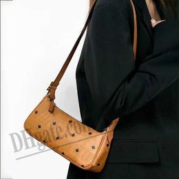 Designer MM Baguette underarm Bag Luxury shoulder basgs leather messenger Shopping bucket makeup clutch pink women hangbag CrossBody