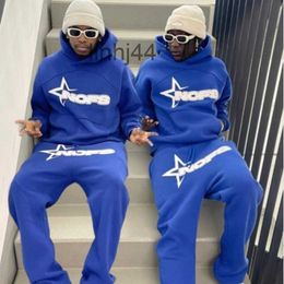 Men's Tracksuits Mens Nofs Letters Graphic Printed Sportswear Casual Tracksuit Piece Sweatshirt+sweatpants Jogging Suit Clothes 2309223nyg3YCH