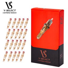 Machines EZ V System Tattoo Cartridge Needle #12 (0.35 MM) #10 (0.30) Curved Magnum (RM) for Rotary Pen Machine Grips Supply 20 PCS/Box
