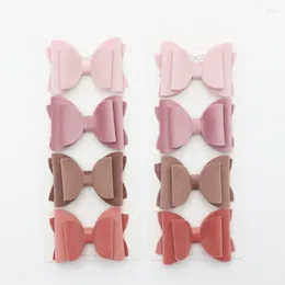 Hair Accessories 8PCS Gradient Colour Bow Girls Sets Hairgrip Accessoires Colourful Hairpins Kids Children Headwear Barrette Side Clips