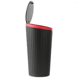 Interior Accessories Car Trash Can Garbage Pail Cup Holder For Mini Storage Box Plastic Portable