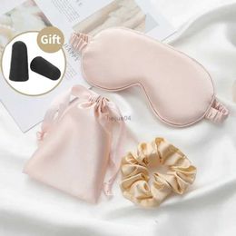 Sleep Masks 3Pcs Set Women Imitated Silk Sleep Eye Mask Eye Patches Face Mask Eyeshade Blindfold Travel Rest Eye Cover Night Eyeshade