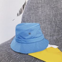 Bucket Hat mens luxury designer cap wide frayed brim with letter casual occasion leisure fashion cappello cotton material sunshine proof caps cute PJ027 e4