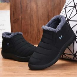 Boots Soft Sole Fur High Top Canvas Shoes Big Size Men's Outdoor Sneakers Sports Comfort Luxury Nice