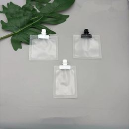 500Pcs 5/10ml Facial cleanser suction bag,Liquid Suction Nozzle Travel Separate Bags Clear Makeup Bags