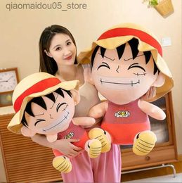 Plush Dolls Classic One Piece Luffy Doll Chopper One Piece Large Plush Toy Decoration Children and Girls Birthday Gift Doll Q240227