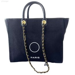 Wholesale Durable Canvas Tote Bag for Women Luxury Designer Zipper Tote Handbag Beach Bags