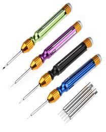 6 pcs 1 Set High Quality Repair Tools Open Screwdrivers For Mobile Phones Herramientas Colourful Set Of Screwdriver Whole 9068701