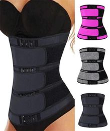 3 Belt Waist Trainer Corset Neoprene Sweat BodyShaper Women Slimming Sheath Reducing Curve Shaper Workout Trimmer 2201156809152