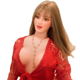 SiliconeSexDoll Pocket Beauty Product New True Doll 158cm Realistic Silicone Breast Vaginal Anal Male Masturbation Adult Toy Love Doll Male MasturbationToy