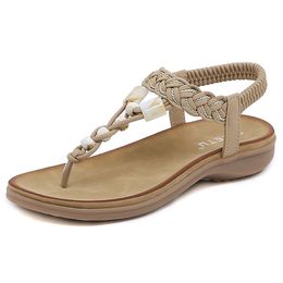 2024 Fashion designer Women sandal Summer beach shoes flat fashion beach women sandals GAI