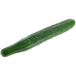 Decorative Flowers Simulated Vegetable Model Fake Cucumber Dish Decoration Kitchen Cabinet Pography Ornament (pu Cucumber) False