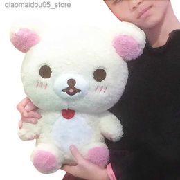 Plush Dolls Cute Kawaii Rilakkuma Plush Toy Korilakkuma Bear Filling Animal Soft Doll 35cm Baby Toy Girl Childrens Birthday Gift Q240227