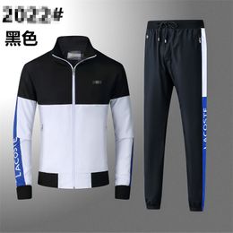 Fashion men's sportswear designer brand men's set spring and autumn men's two-piece sportswear casual style set