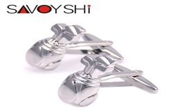 SAVOYSHI Brand Golf Bags Cufflinks for Mens Shirt Cuff Bottons High Quality Novelty Copper Cufflinks Fashion Jewelry Design2693105