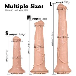 Oversized Horse Dildo Soft Anal Dilator With Suction Cup Phallus Butt Plug Stimulate Vagina Anus Dick Sex Toys