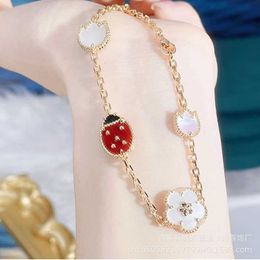 Designer Jewellery Luxury Bracelet Link Chain Vanca Jewellery Clover Five Flower Bracelet Clover Five Flower Bracelet Home ABYM