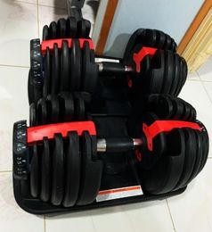 Adjustable Dumbbell 2524kg Fitness Workouts Dumbbells Weights Build Your Muscles Sports Fitness Supplies Equipment ZZA2196z Sea 9194643