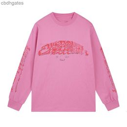 Couple Balenciiaga T Shirt Paris Female Edition b Family 2024 New Sleeve Flame Graffiti Direct Spray Printing Long Casual Male T-shirt H26E3TND