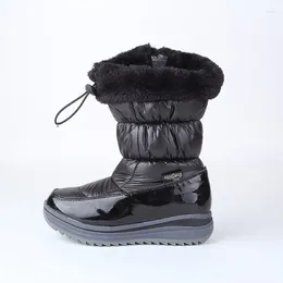 Boots Big Size 40 42 Fashion Woman Warm Snow Proof Faux Fur Inside High Quality Export Canada