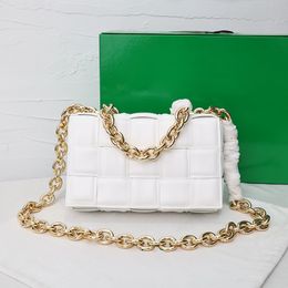 Designer bag Shoulder bag Womens chain bag Woven plaid womans handbag Crossbody bag Knitting Plaid bag Luxurys high quality