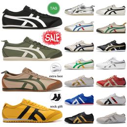 2024 OG Designer Tiger Mexico 66 Casual Shoes Women Mens Tigers Slip-On Onitsukass Silver Off Birch Green Red Yellow White Black Gold outdoor Trainers Sneakers 36-44