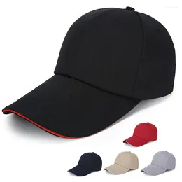 Ball Caps Simple Baseball Cap Men Women Summer Cotton Sun Hats Casual Hip Hop Snapback Unisex Sports Visor