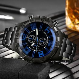 Men's Luminous Quartz Watch Fashion Casual Women's Sport Blu-ray Steel Band Wrist Couple Accessories Wristwatches279Q