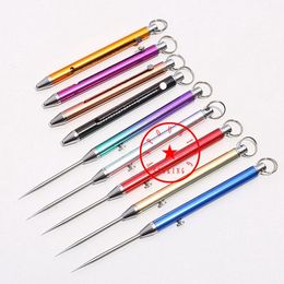 Smoking Metal Alloy Hookah Shisha Bowl Philtre Hole Needle Stick Rod Portable Telescoping Bong Herb Tobacco Cigarette Cleaning Holder Hook Poker Multi-function DHL