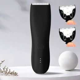 Trimmers Electric Body Groomer Pubic Hair Trimmer for Men Balls Shaver Clipper Male Sensitive Private Parts Razor Sex Place Face Cut