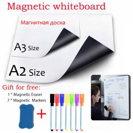 Markers A2/a3 Magnetic Whiteboard Dry Erase Writing Board Memo Marker Pen Drawing Board for Fridge Sticker Calendar Recipe Message Note