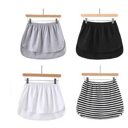 Skirts Women Adjustable Layering Fake Tops Lower Sweep Half-Length A Version Clothing Match Lower Skirt