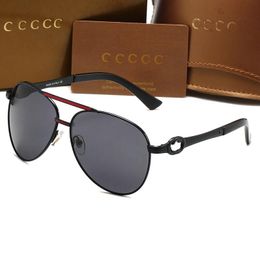 Luxury Designer Retro Sunglasses GG Women Men Classic Brand Eyewear Big Frame Designers Pilot Sun Glasses Woman With Box 179