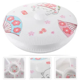 Dinnerware Sets Tray For Parties Large Snack Trays With Lids Condiment Fruit Dish Compartment Melamine Plates Christmas