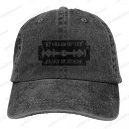 Berets Peaky Blinders Razor Fashion Unisex Cotton Baseball Cap Outdoor Adult Adjustable Men Women Denim Hat