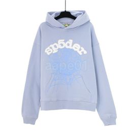 Young Thug Sp5der Design Mens Hoodie Spider Hoodie Letter Pattern Casual Sweatshirt Loose Hooded Pullover Street Womens Top Size S-XL