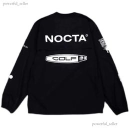 2023 Men's Hoodies US Version Nocta Golf Co Branded Draw Breathable Quick Drying Leisure Sports T-shirt Long Sleeve Round Neck Summer 414