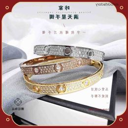 Original 1to1 Cartres Bracelet Hot selling card with full sky star bracelet screwdriver buckle 18K gold fifth generation 18k JQHP JQHP