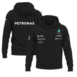 Hombre Mens Hoodies Sweatshirts Formula One Fashion F1 Racing Team Sudadera Con Capucha Del Equipo Mercedes Trend Ropa Estampado TemporadaBMVO