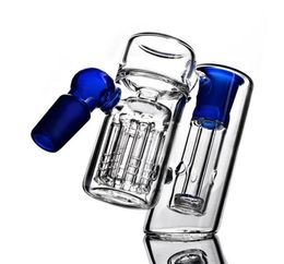 Blue Clear Heavy Glass AshCatcher Water Pipes Bong Smoking Pipes water bongs 14mm 19mm Ash Catcher For Hookahs Shisha227m2020104