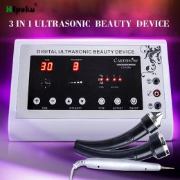 Device Professional Ultrasonic Facial Machine Skin Care High Frequency Lifting Skin Anti Ageing Salon Beauty Device