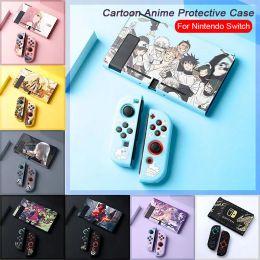 Cases Cool Cartoon Japanese Anime Case For Nintendo Switch NS Joy Con Controller Kawaii Soft TPU Silicone Protective Cover Accessories