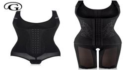 Plus Size 6XL Women Bodysuits Magnet Corset Far Infared Full Body Shaper Slimming Waist Trimmer Shapewear Bra Lifter 2201154159656