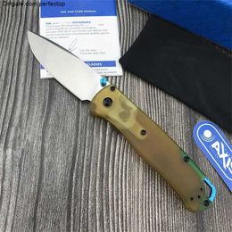 535 2024 BM Bugout Tactica Pocket Folding Knife D2 Blade PEI Handle Outdoor Hunting Camping Self Defence Survival Knives BM 940 9400 15080 3300 Tools