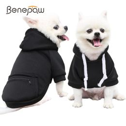 Hoodies Benepaw Comfortable Dog Hoodie Sweatshirts Warm Puppy Pet Clothes For Small Medium Large Dogs Organic Cotton Coat Clothing