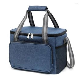 Storage Bags Thermal Lunch Portable Insulation Lunchbag Waterproof Picnic Strap Cooling Box Tableware Kitchen Accessories