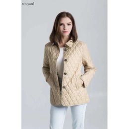 Giacche classiche calde stile corto/giacca imbottita in cotone sottile moda Inghilterra/cappotti da donna di design britannico di alta qualità M-XXXL