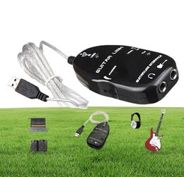 o guitar effects pedal Guitar to USB Interface Link Cable PCMAC Recording Record with CD Driver Guitar Parts accessories4573851