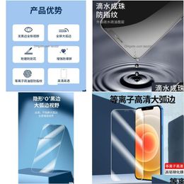 Other Electronics Suitable For X Apple 12 13 Tempered Film Phone 14Pro Xr Max 8Plus Mobile 7 Large Arc Xs Drop Delivery Dhnfs