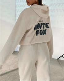 Designer tracksuit wh fox hoodie sets two 2 piece set women mens clothing set Sporty Long Sleeved Pullover Hooded 12 Colours Spring s-xxxl